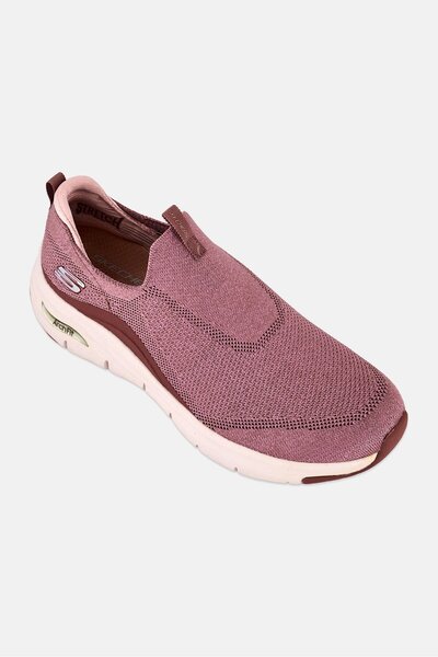 SKECHERS Women Keep It Up Slip On Walking Shoes, Mauve