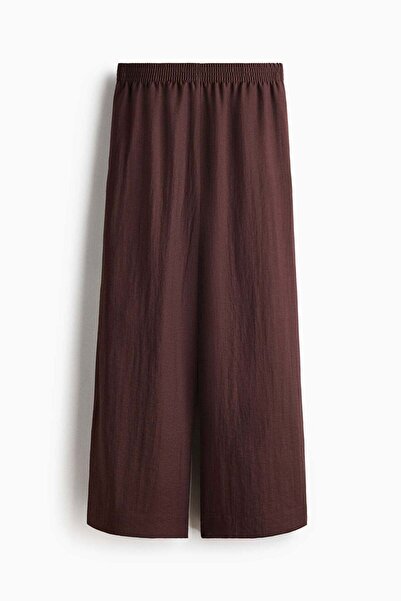 H&M Linen-blend ankle-length trousers