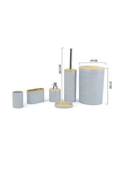 Vichy BANYO SETİ VICHY-7058 6 PRÇ WHİTE X12