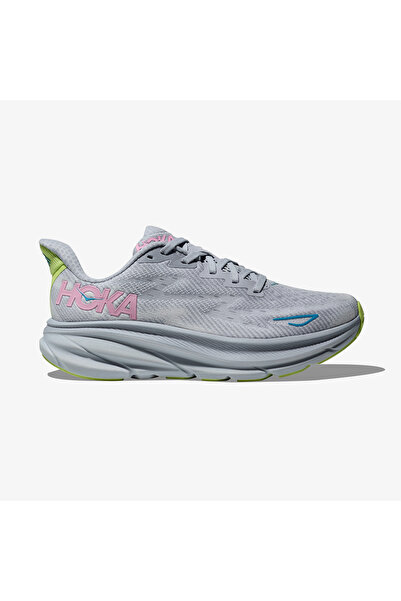 hoka Clifton 9 Kadın Gri Koşu Ayakkabısı
