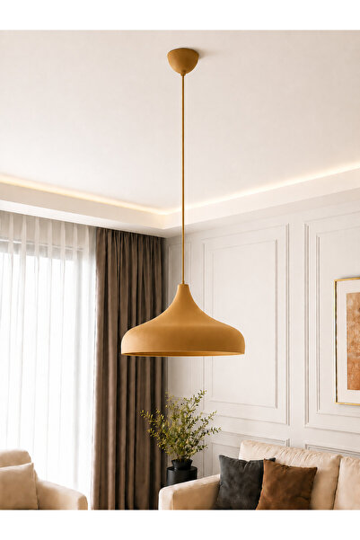 avizade SERA Eskitme Metal Tekli Sarkıt Avize – Modern Minimal Yemek Masası A...