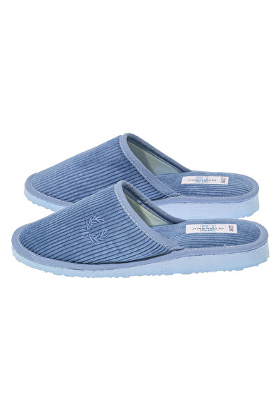 Amaryllis Slippers Γυναικεία βαμβακερή παντόφλα από κοτλέ, ελληνικού τύπου