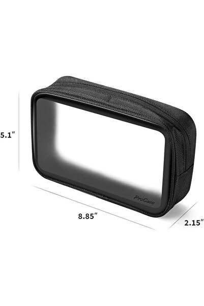 PROCASE Travel Toiletry Bag 2 Pack, Matte Clear Makeup Pouch Travel Organizer...