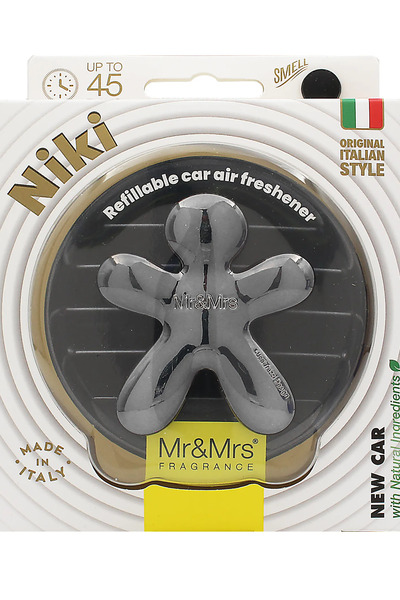 Mr&Mrs Fragrance Mr&Mrs; Parfum auto Niki Titanium Chrome New Car