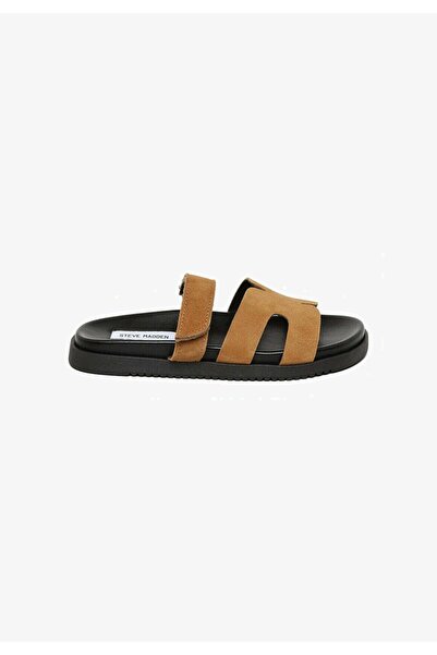 Steve Madden Flat mules MISSILE - Mules - camel suede