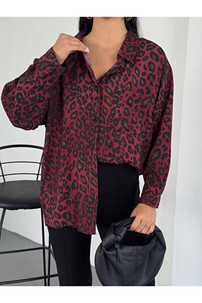 sheparis LEOPAR DESENLİ GÖMLEK