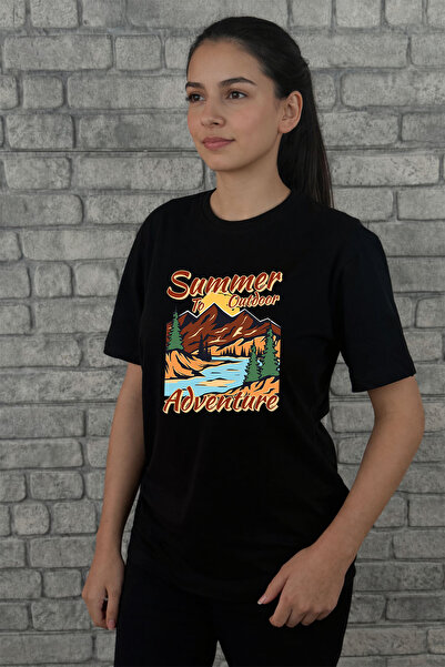örses Summer to Outdoor Adventure Printed Premium T-Shirt |   Special Gift In...