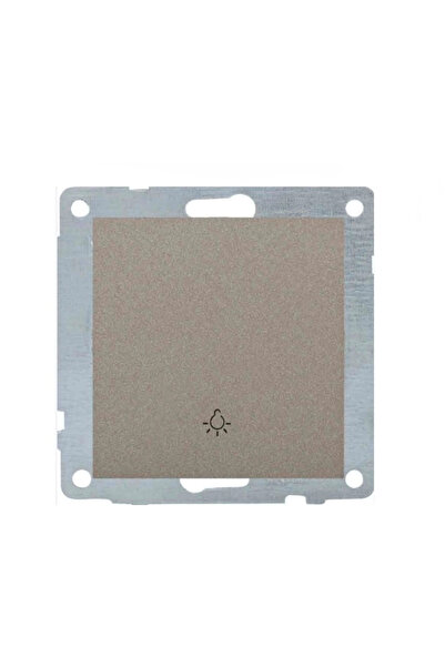Generic Brand 1 قطعة من زر الاتصال Ovivo Anthracite Light بدون إطار من نوع Grano
