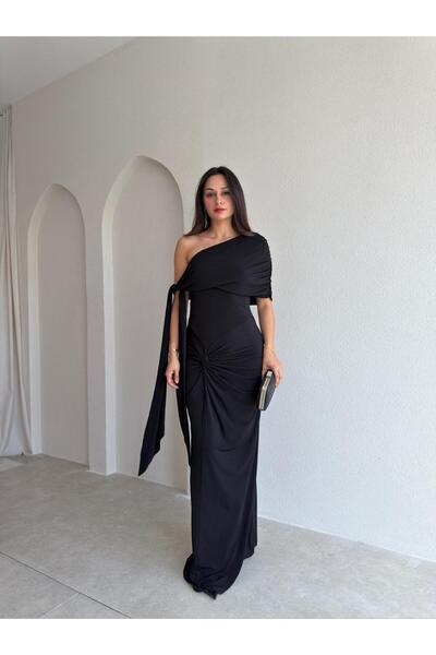 Mooi Butik Renate Maxi Dress 3007 - Black
