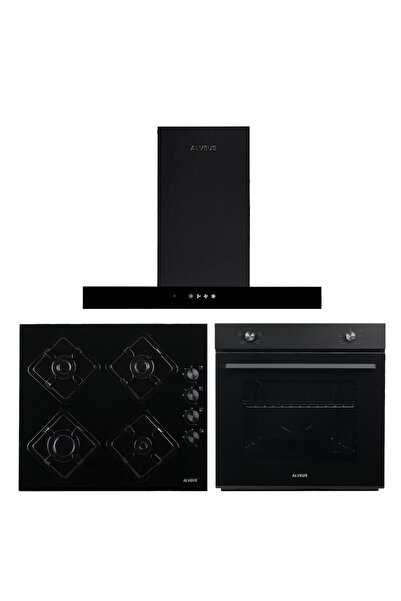 Alveus Black Edition 605 3'lü Ankastre Set(LARA-KLS670-MFA605)