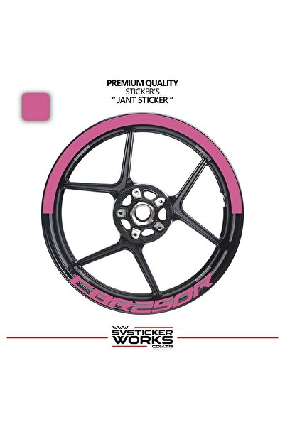 ARONA Honda Cbr 250 R Wheel Strip – Half Wheel Cover & Cbr 250 R Lettering St...