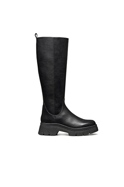 Geox ΓΥΝΑΙΚΕΙΕΣ ΜΠΟΤΑΚΙΑ D PLUETTE D565ME 05446 C9999 ΜΑΥΡΟ