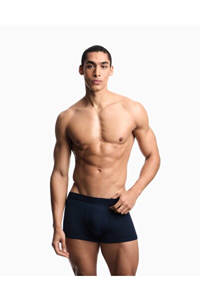 Emporio Armani بوكسر رجالي من قماش الجيرسيه المرن القابل للتنفس مع حزام خصر م...