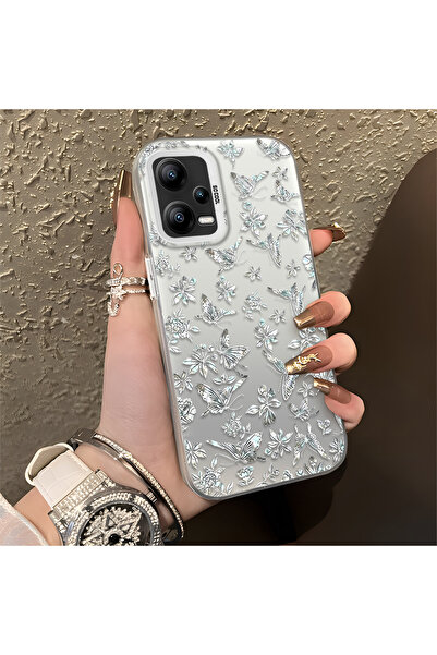 CASEVIBE Redmi Note 12 5G Uyumlu Kelebek desenli şık telefon kılıfı, çarpışma...