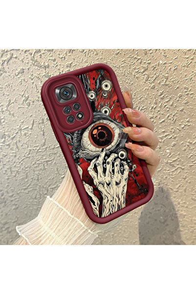 CASEVIBE Redmi Note 11/Note 11S Uyumlu Şık ve trendy, lensi tamamen koruyan t...