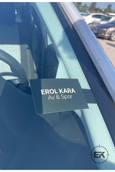 Erol Oto Ön Cam Kartvizitlik Numaralık HGS Garaj Etiketi Tutucu Aparat Plasti...