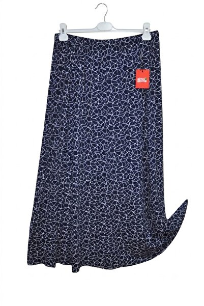 elma abone Plus Size Pigment1 Combed Cotton Elasticated Maternity Skirt