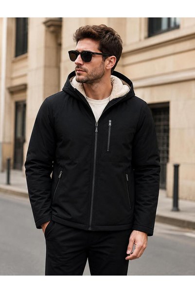 MRD SPORT Fur-Lined Air-Water Windproof Coat