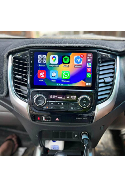 Carplayer شاشة أندرويد لسيارة ميتسوبيشي L200 موديل 2015-2019، 4 جيجابايت رام،...