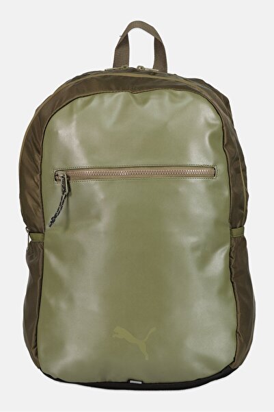 Puma Men Brand Logo Sports Backpack, Olive