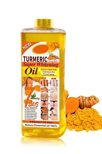 Veet Gold زيت الكركم لتفتيح وترميم بشرة الوجه والجسم ومكافحة التصبغات (Turmer...