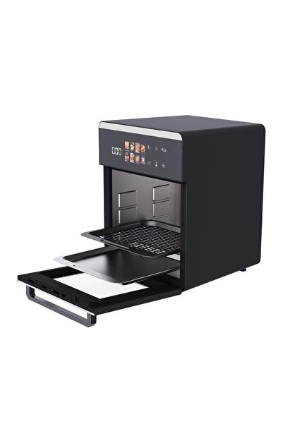 Tradeo 18L Digital Air Fryer Oven 1800W with Touch Control, 80-200°C Temperat...