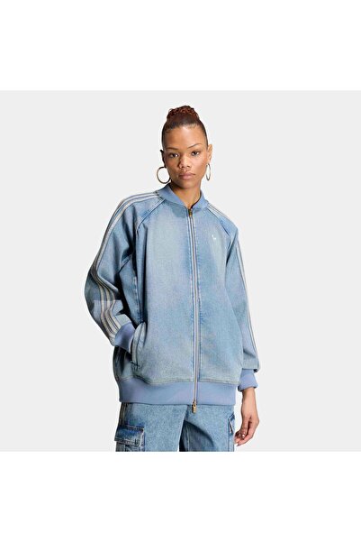 adidas Originals Jean Women's Blue Jacket (Kq6473)