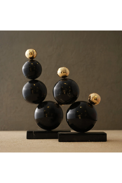 Generic Brand Mrlth-107-1025-4M Vintage Black Bubble Decoration-27X8X17 cm
