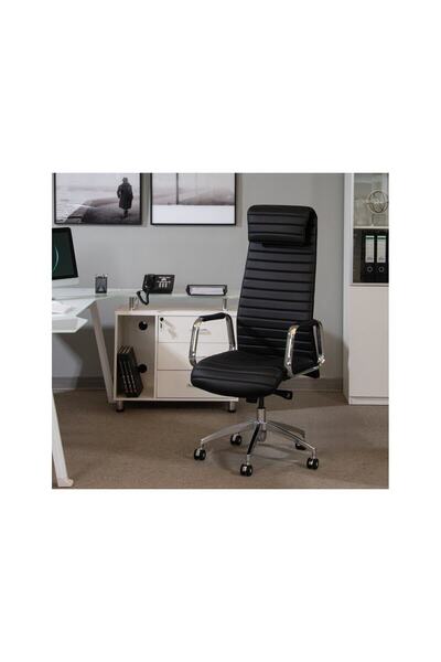 Midas Furniture كرسي مكتب سبولیتو ذو ظهر مرتفع
