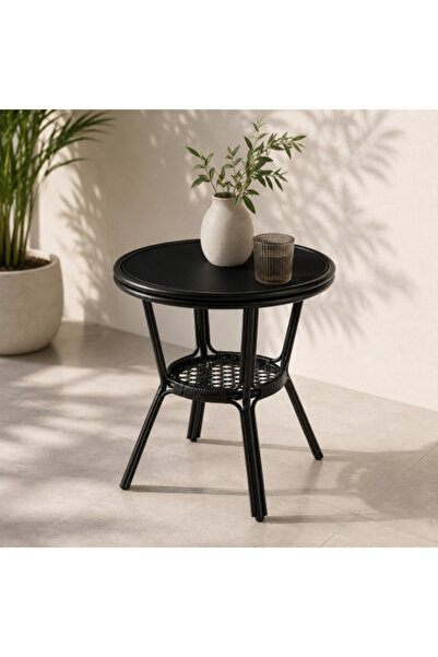 on home Round Coffee Table, 60 x 60 cm – Black