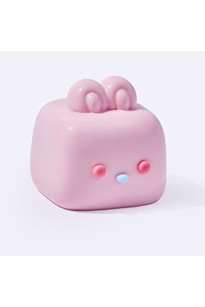 Taba Squishy Pink Bunny Cube