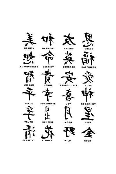 FlashTattoosRomania Tatuaj temporar, Tatuaje flash România, Semne chinezești,...