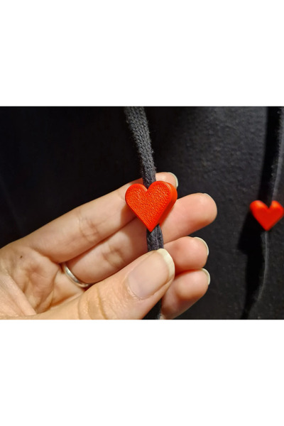 DU&ER 2-Piece Character Charm Cord End Ornament Hoodie String Accessory Bag and Shoelace Ornament