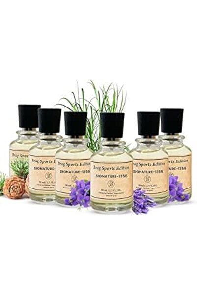 B BRAG Sports Edition Pack of 6 Signature 1356 50ml Extrait De Parfum | Long ...