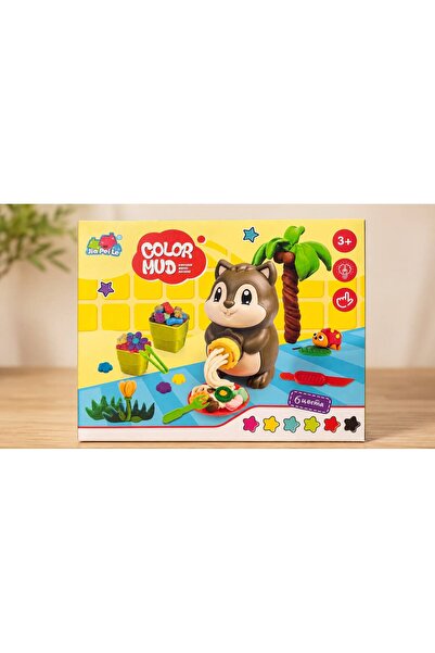 Color Mud Kids Play Dough Noodle and Food Maker Set with Accessories and Shap...