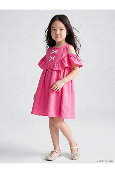 LC Waikiki Original Girls' Bow Dress