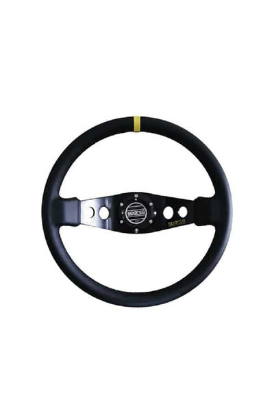 OEM Τιμόνι βαθύκωνο 9εκ. βάθος HW-0227 δέρμα