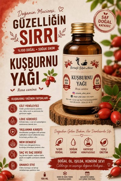 şirinefe Kuşburnu Yağı (100 mL.)
