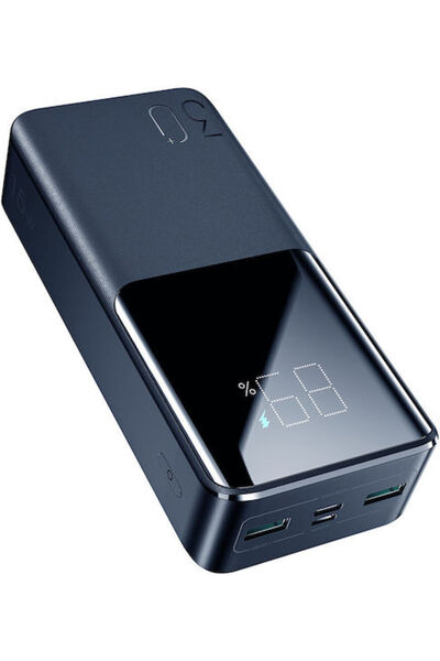 Joyroom JR-T015 Power Bank 30000mAh 15W με 2 θύρες USB-A και 1 θύρα USB-C Μαύρο