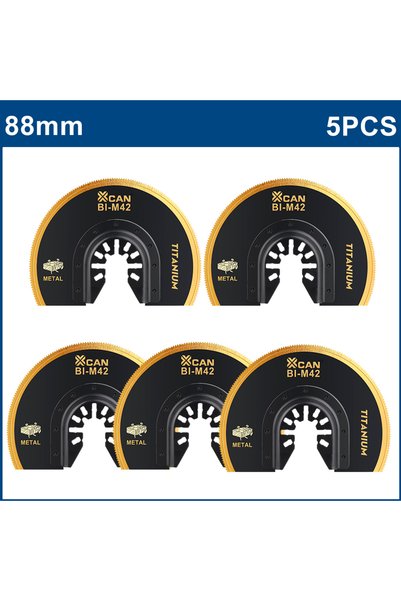 Choice 5pcs XCAN 1/2/5/10pcs 88mm Oscillating Saw Blades Semi-Circular Saw Bl...