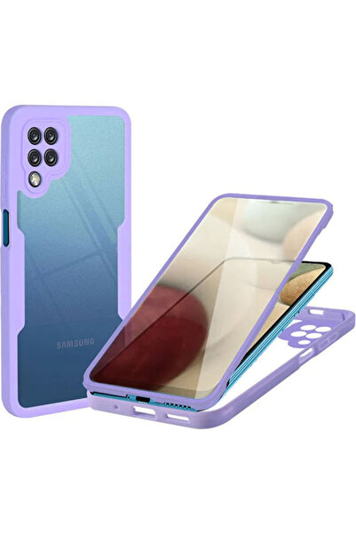 Techsuit ColorVerse 360 Πλήρης Κάλυψη Σιλικόνης Μωβ για Galaxy A12