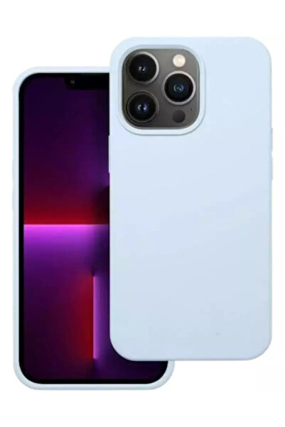 OEM Θήκη σιλικόνης για iPhone 14 Pro σε ανοιχτό μπλε χρώμα