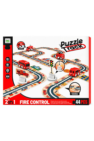 Generic Brand 44Pcs Car Track and Building Toy for Kids - Interactive Car Tra...