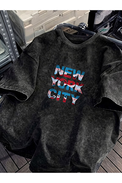 Prekarya design Unisex Oversize Vintage Washed Street Style Street Fashion Co...