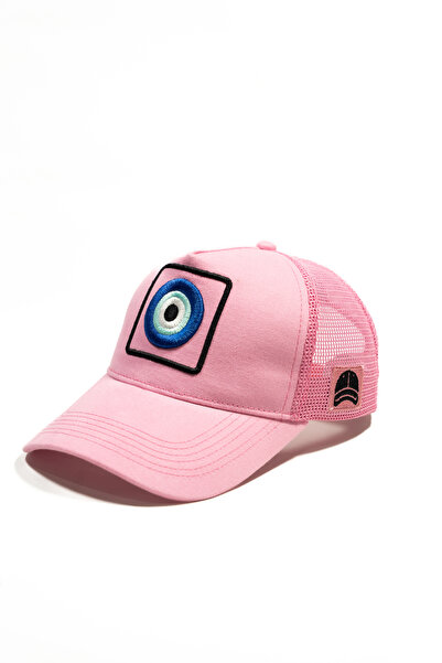 all hats Nazar Boncuğu Embroidery Detailed Mesh Trucker Hat