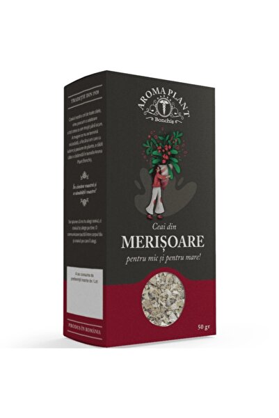 Aroma Plant Ceai frunze de Merisoare, 100% , fara aditivi sau pesticide, 50g