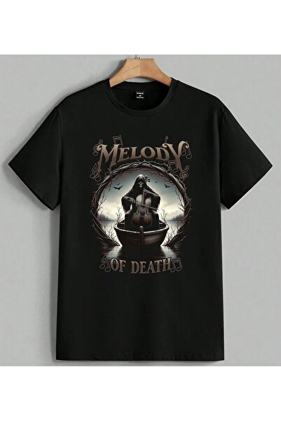 ELFERA Melody Of Death majica sa otiskom violiniste, unisex, velika veličina,...