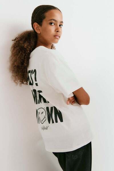 H&M Printed cotton T-shirt