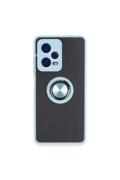 TheGencoo Xiaomi redmi note 12 5g case montreal ring silicone cover - ice blue