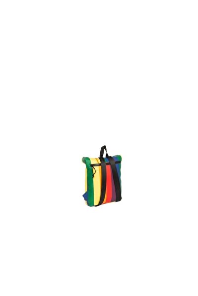NEW REBELS Rucsac Mart, Los Angeles Rolltop Mini, rainbow,